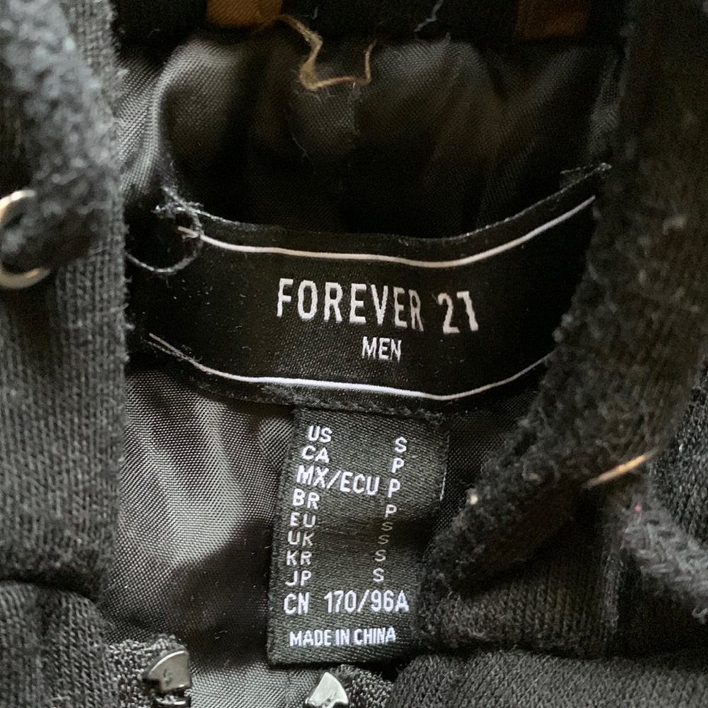 Forever 21 Men’s Hooded Bomber Jacket - Picture 4 of 4